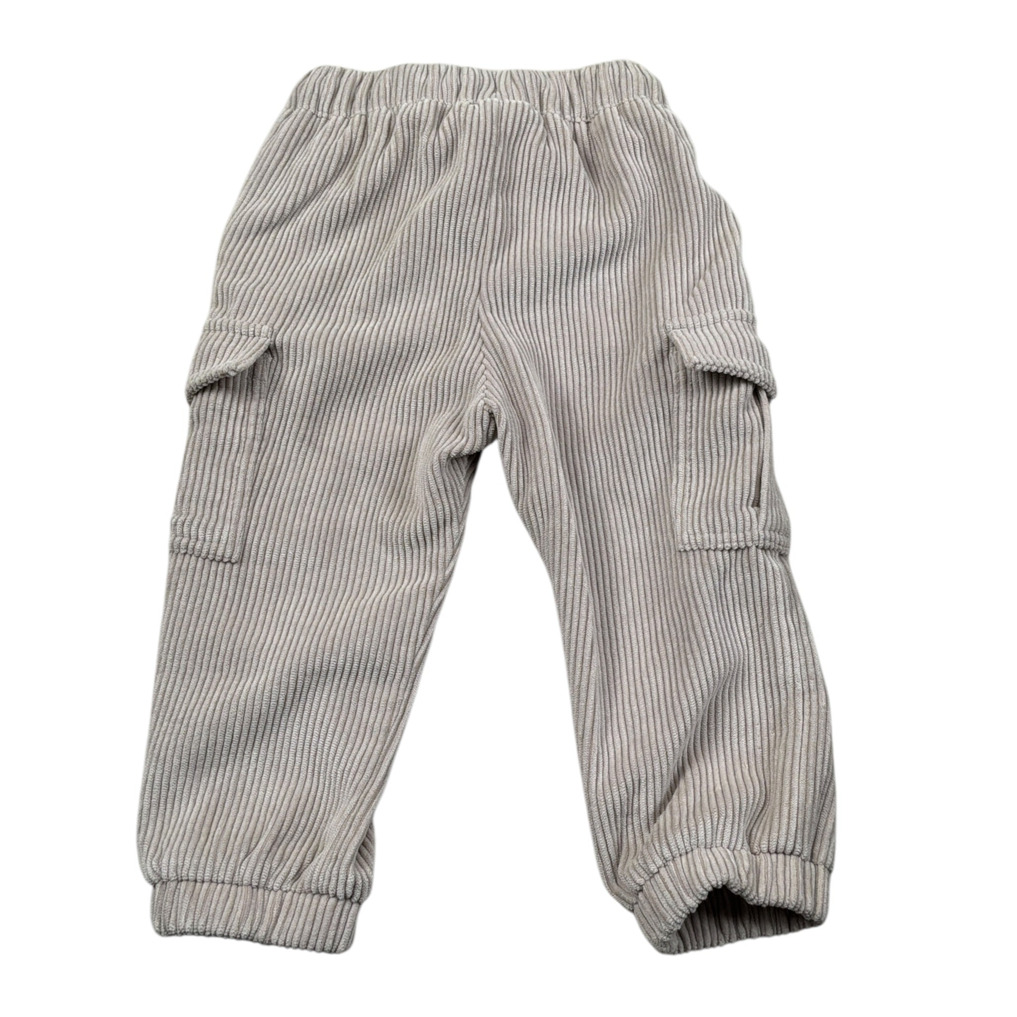 Mini Banda Pantalone tinta unita con Elastico In Vita Beige per Neonato F627 BEIGE MINI BANDA 