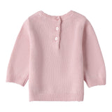 Mini Banda Maglia tinta unita con Stampa Rosa per Neonata F704 ROSA MINI BANDA 