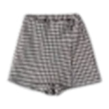 Minibanda Short Bicolore con Fantasia Bianco/Grigio per Bambina 0F361 BIANCO/GRIGIO MINIBANDA 