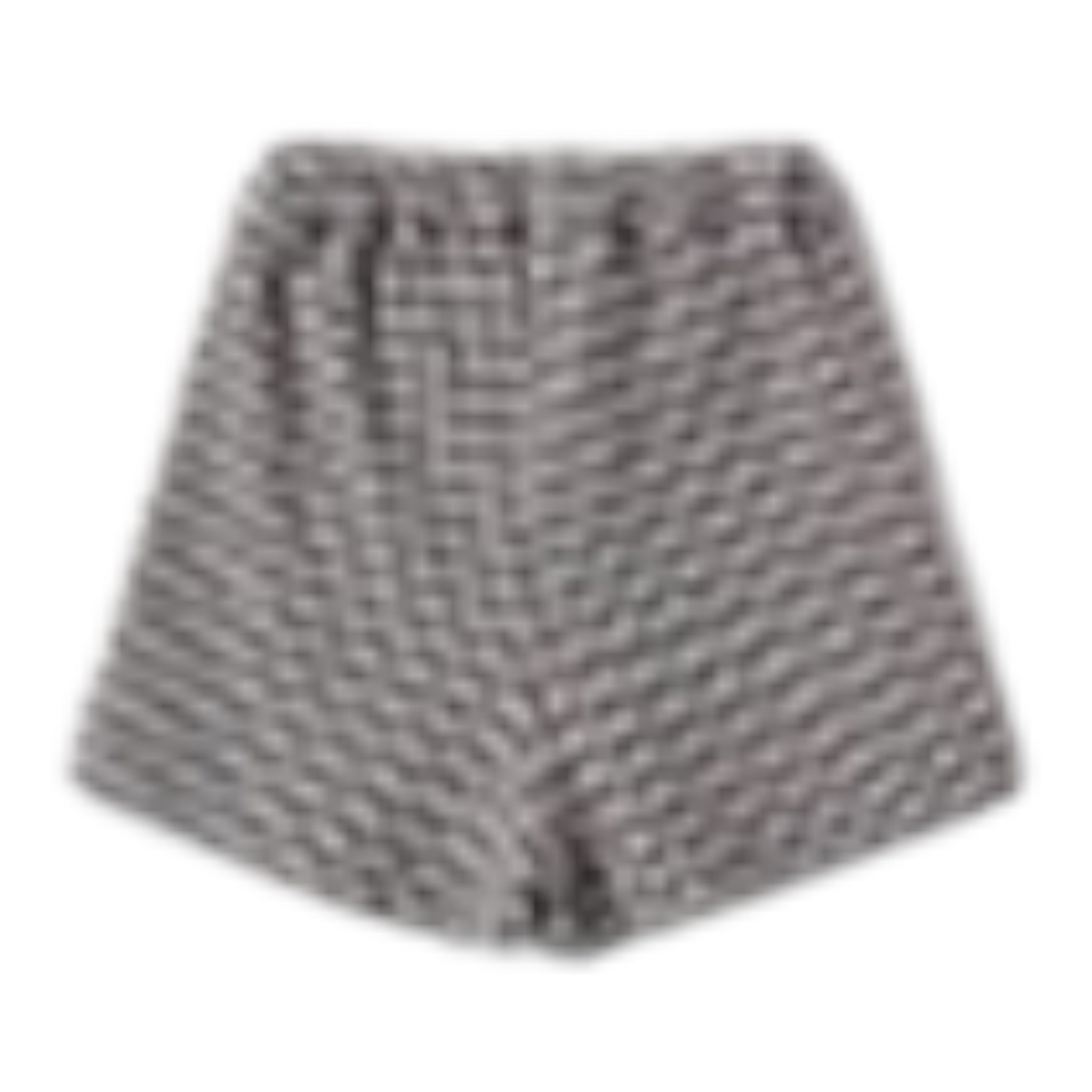 Minibanda Short Bicolore con Fantasia Bianco/Grigio per Bambina 0F361 BIANCO/GRIGIO MINIBANDA 