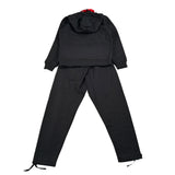 Minimal Completo 2 Pezzi Felpa-Pantalone tinta unita Nero per Bambina M0021 NERO MINIMAL 