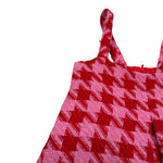 Miss Grant Tuta Intera Giromanica Stampa Fantasia Rosa/Rosso per Bambina MG1146 ROSA/ROSSO MISS GRANT 