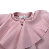 Miss Grant Felpa tinta unita con Rouches Rosa per Neonata MG1367N ROSA MISS GRANT 