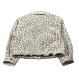 Miss Grant Cappotto tinta unita Fantasia Maculata Panna per Bambina MG1387J PANNA MISS GRANT 