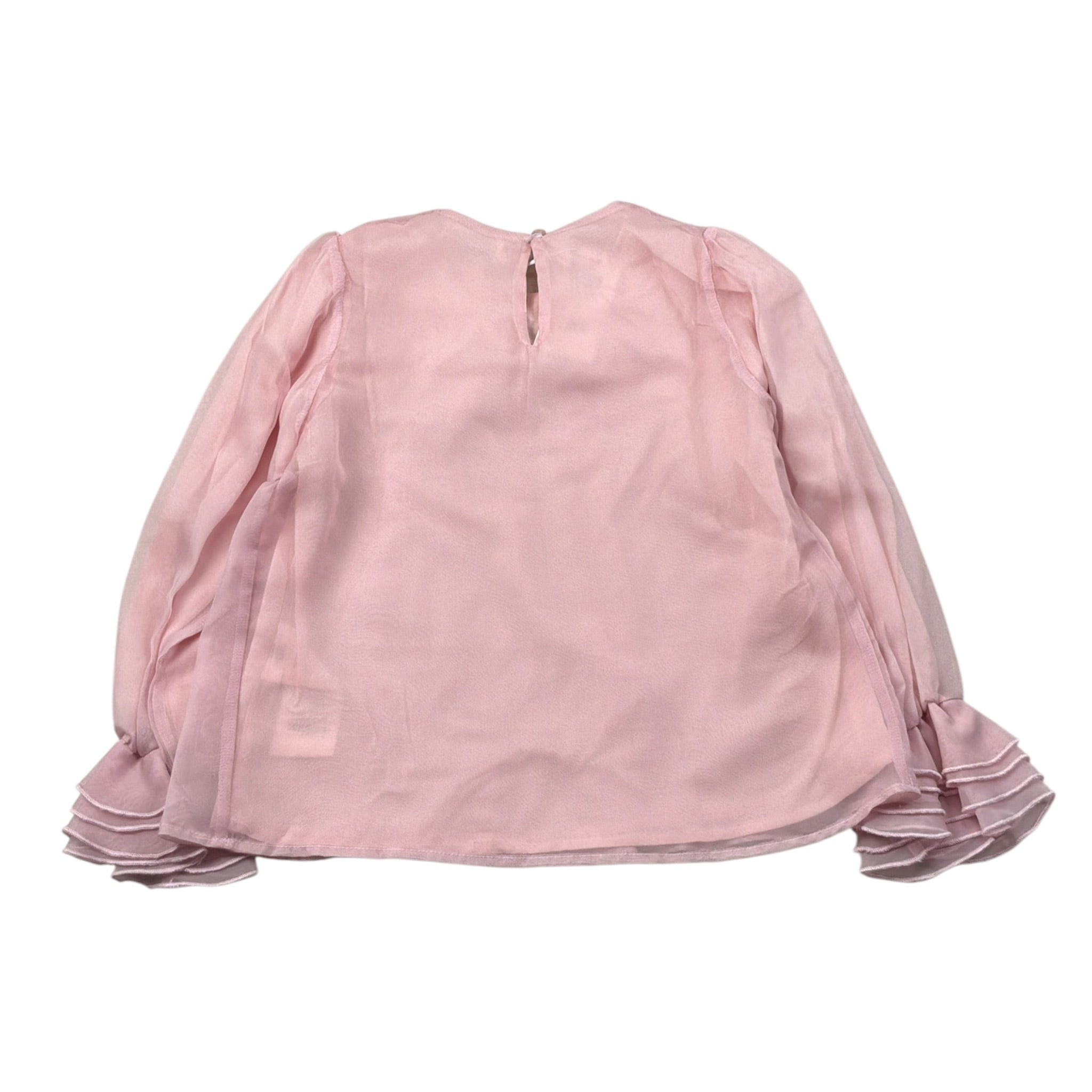 Miss Grant Camicia Manica Lunga tinta unita Rosa per Bambina MG1409 ROSA MISS GRANT 
