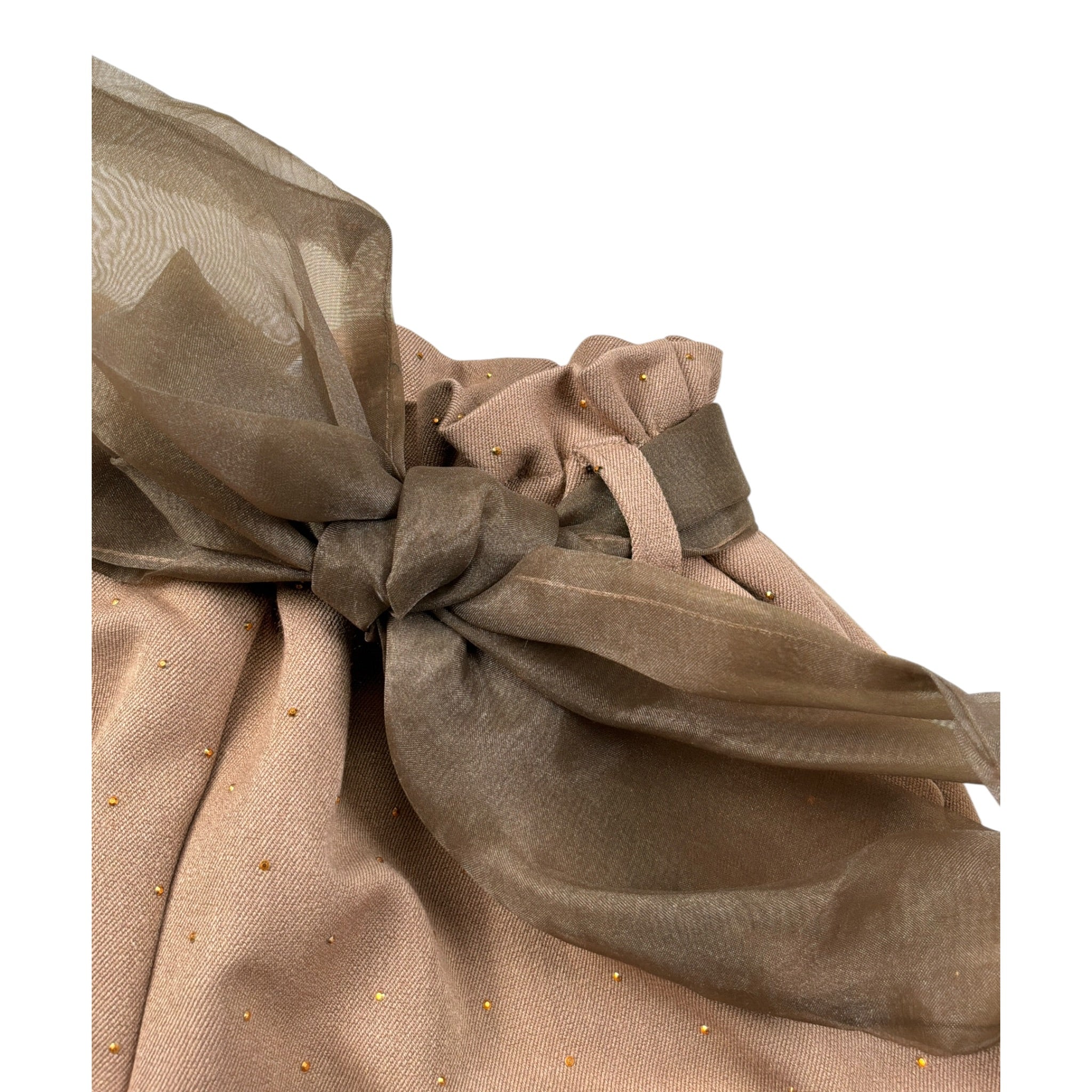Miss Grant Short tinta unita con Cintura Beige per Bambina MG1429J BEIGE MISS GRANT 