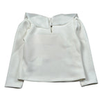 Miss Grant Shirt tinta unita con Colletto Tulle Panna per Neonata MG1433NX PANNA MISS GRANT 