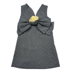 Miss Grant Sabito Giromanica tinta unita Grigio per Bambina MG1473 GRIGIO MISS GRANT 