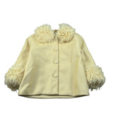 Miss Grant Cappotto tinta unita Giallo per Bambina MG1529 GIALLO MISS GRANT 