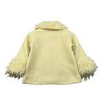 Miss Grant Cappotto tinta unita Giallo per Bambina MG1529 GIALLO MISS GRANT 