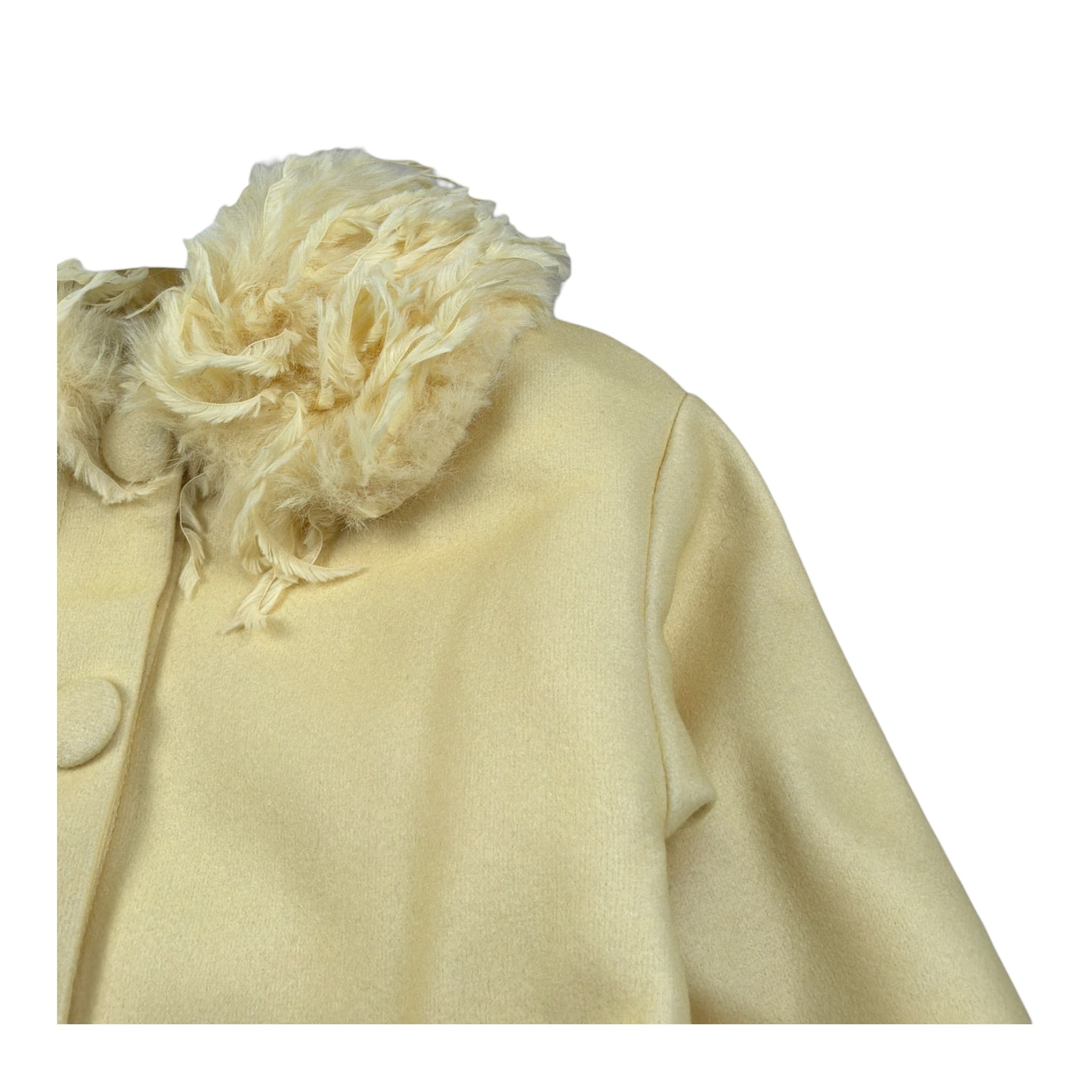 Miss Grant Cappotto tinta unita Giallo per Neonata MG1529N GIALLO MISS GRANT 