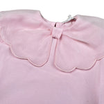 Miss Grant Shirt tinta unita con Colletto Rosa per Bambina MG1535 ROSA MISS GRANT 