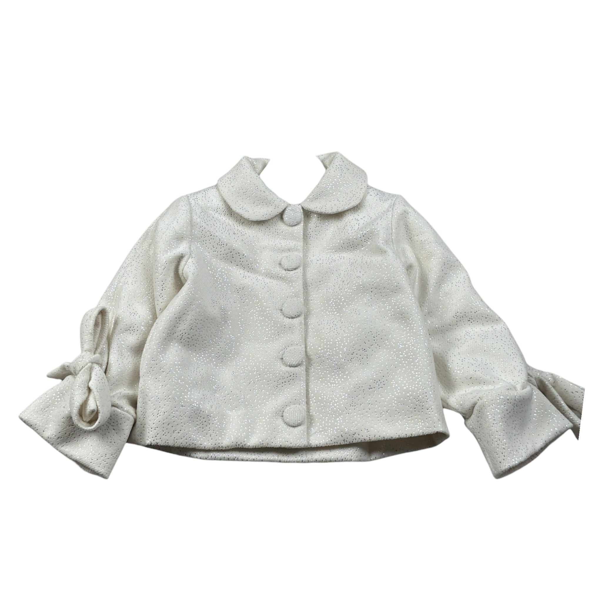Miss Grant Cappotto tinta unita Panna per Bambina MG1539X PANNA MISS GRANT 