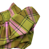 Miss Grant Short Modello Gonna Fantasia Quadri Verde per Neonata MG1552 VERDE MISS GRANT 