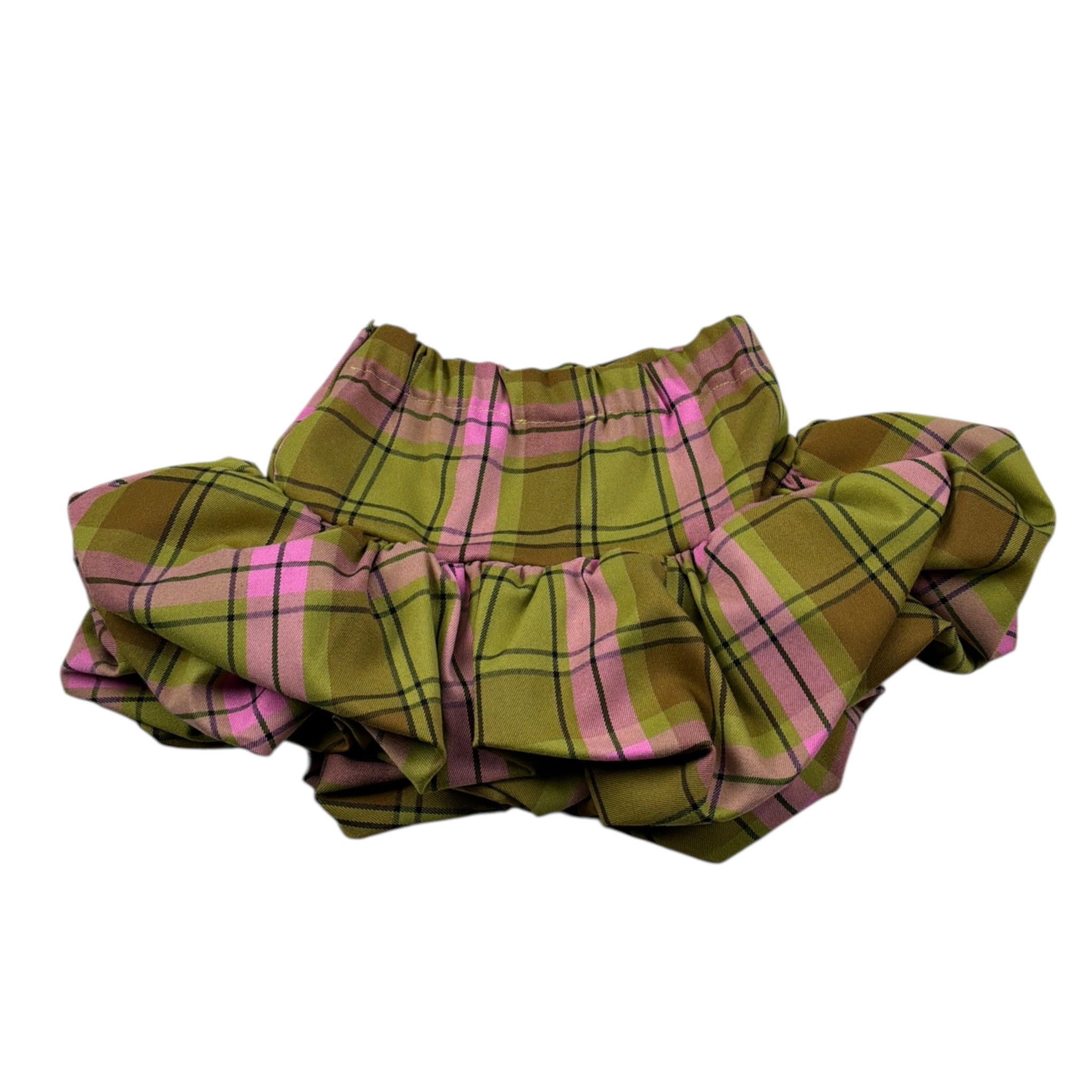 Miss Grant Completo 2 Pezzi Shirt-Gonna Panna/Verde per Bambina MG1552X PANNA/VERDE MISS GRANT 