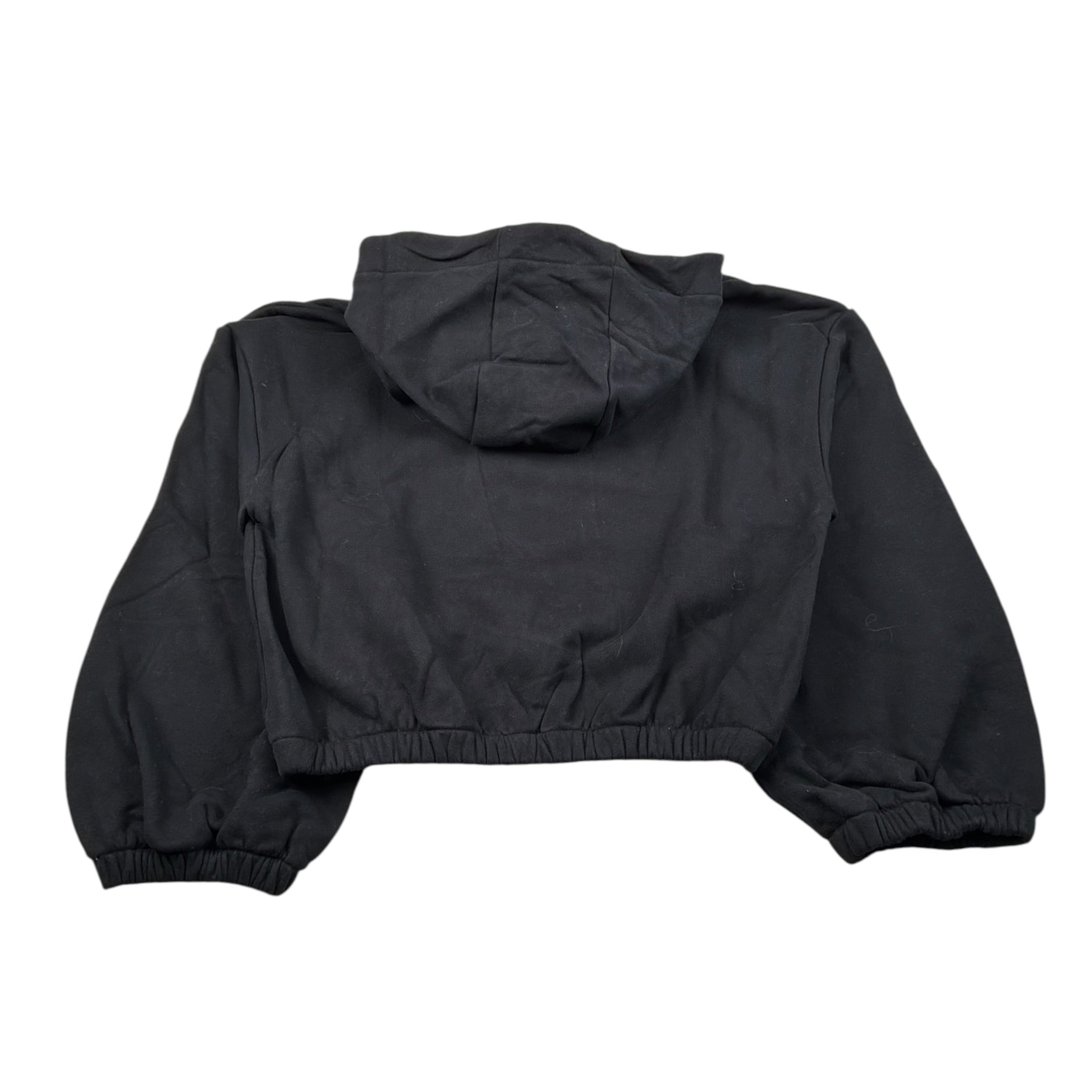 Missoni Felpa Chiusa con Cappuccio tinta unita con Logo Nero per Bambina MV4A70 NERO MISSONI 
