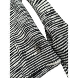 Missoni Maglia Bicolore con Fantasia A Righe E Collo Alto Bianco/Nero per Bambina MV9A20 BIANCO/NERO MISSONI 