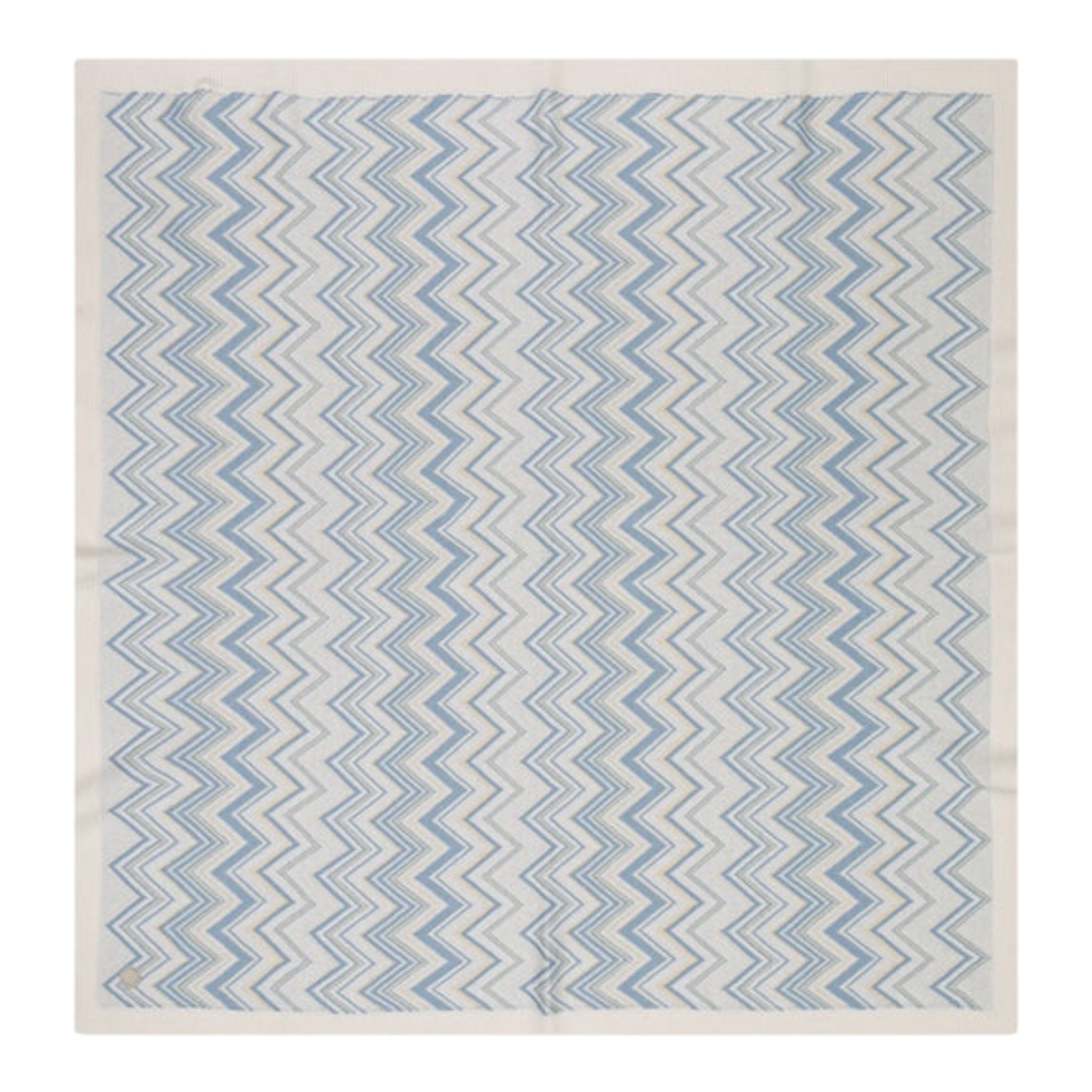 Missoni Sciarpa tinta unita con Fantasia Azzurro per Neonato MX0510 AZZURRO MISSONI 
