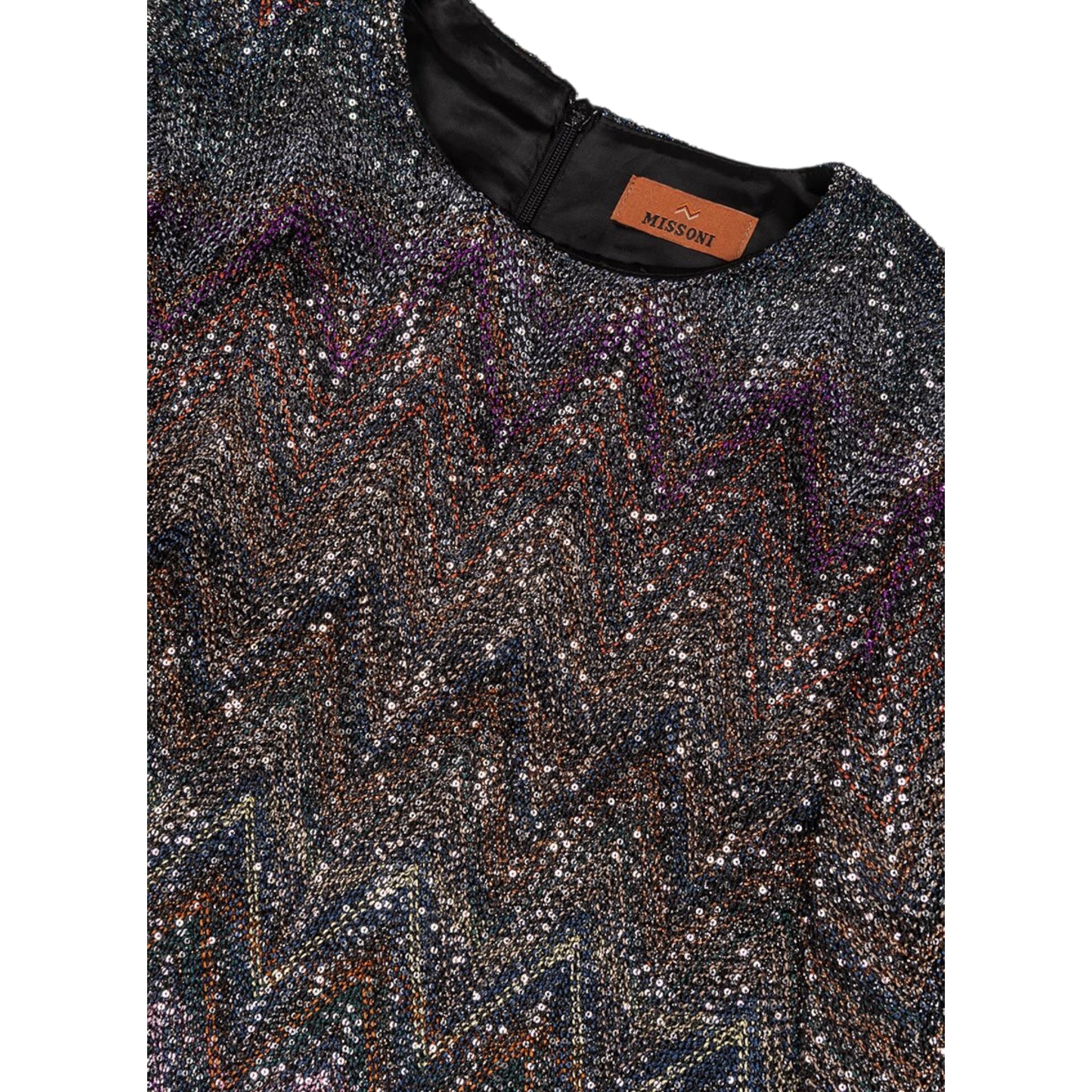 Missoni Abito Multicolor con Paillettes Multicolor per Bambina MX1C50 MULTICOLOR MISSONI 