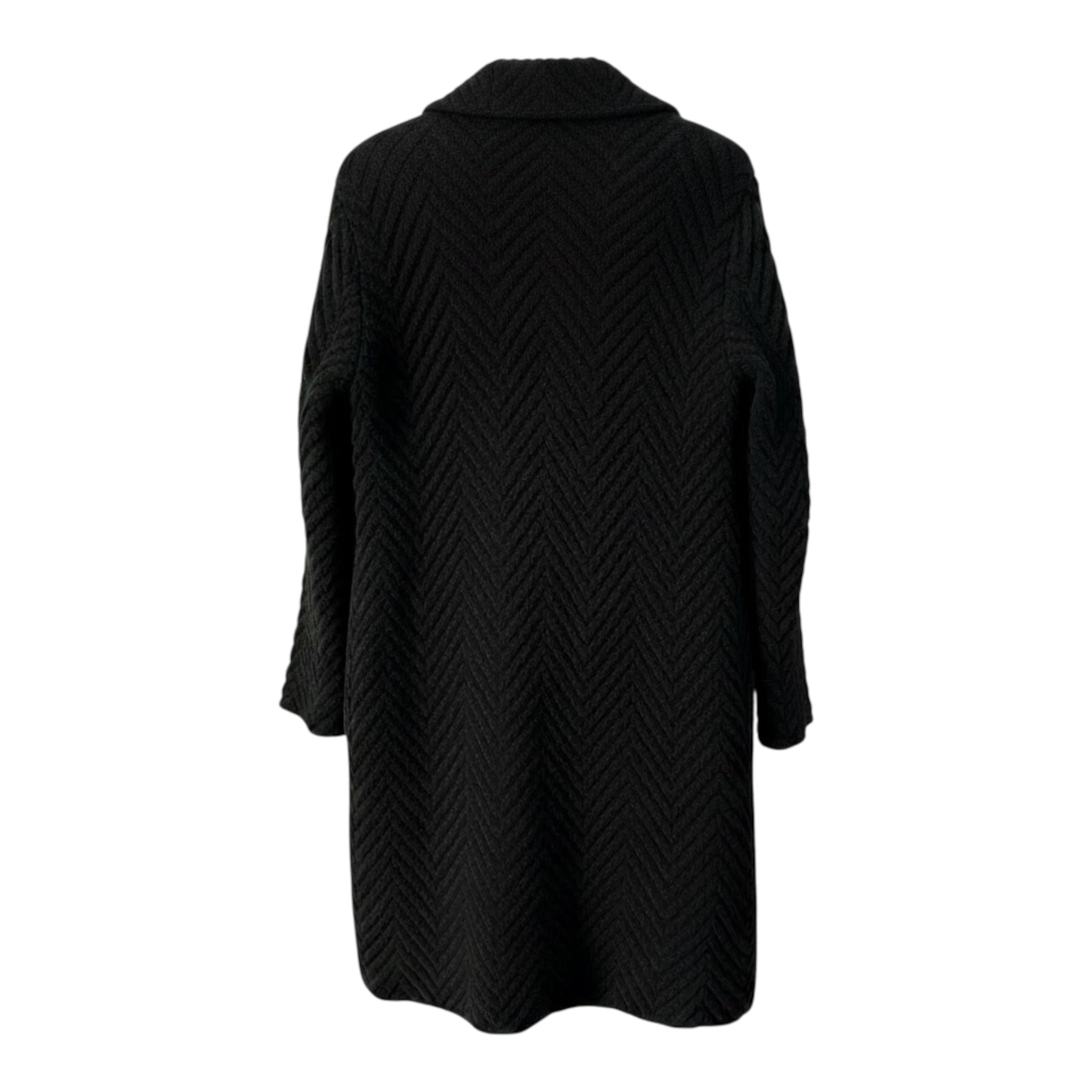 Missoni Cappotto tinta unita con Bottoni Nero per Bambina MX2A60 NERO MISSONI 