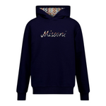 Missoni Felpa tinta unita con Logo Blu per Bambino MX4P60 BLU MISSONI 