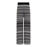 Missoni Pantalone Bicolore con Fantasia Bianco per Bambina MX6A30 BIANCO MISSONI 