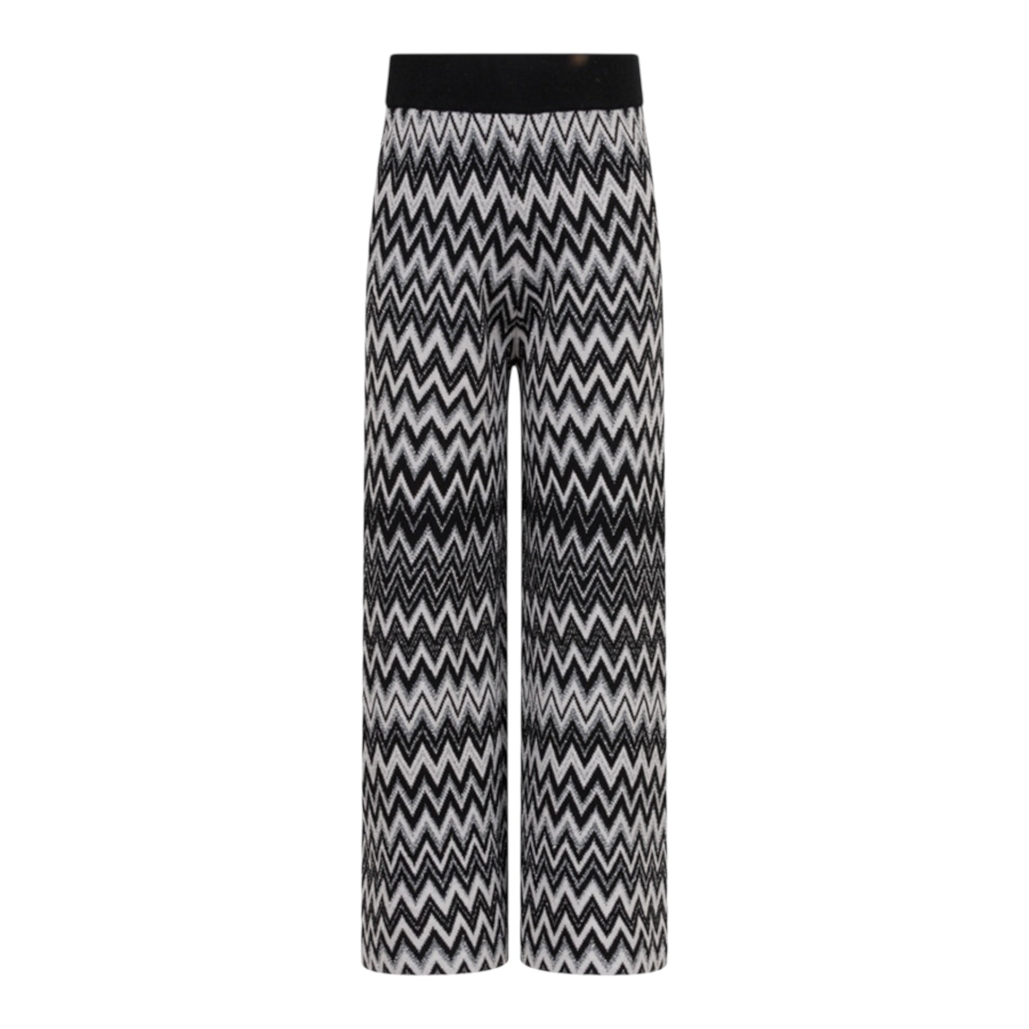 Missoni Pantalone Bicolore con Fantasia Bianco per Bambina MX6A30 BIANCO MISSONI 