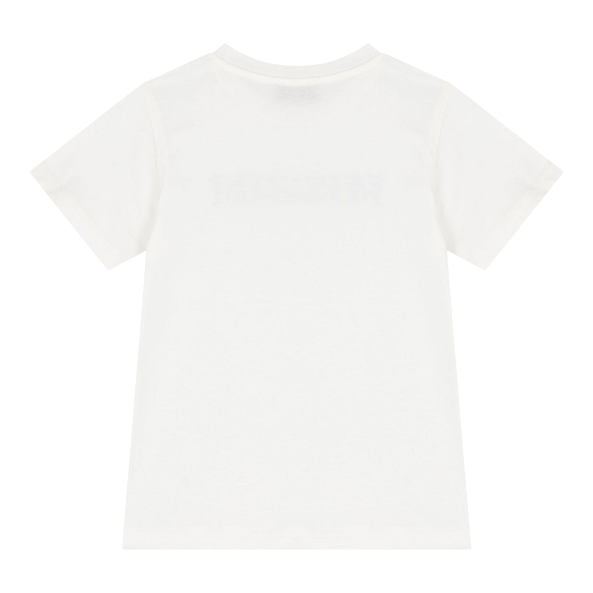 Missoni T-Shirt tinta unita con Stampa Bianco per Bambina MX8A31 BIANCO MISSONI 