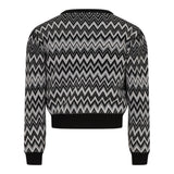 Missoni Maglia Bicolore con Fantasia Bianco per Bambina MX9A00 BIANCO MISSONI 