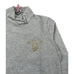 Monnalisa Lupetto tinta unita con Brillantini Grigio per Bambina 116605A4 GRIGIO MONNALISA 