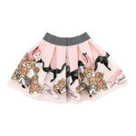 Monnalisa Gonna tinta unita Stampa Fantasia Rosa per Bambina 116706 ROSA MONNALISA 