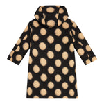 Monnalisa Cappotto tinta unita con Cappuccio Marrone per Bambina 11B109 MARRONE MONNALISA 