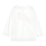 Monnalisa Shirt tinta unita con Stampa Bianco per Bambina 11B609 BIANCO MONNALISA 