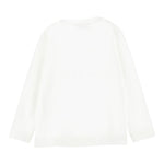 Monnalisa Shirt tinta unita con Stampa Bianco per Bambina 11B633 BIANCO MONNALISA 