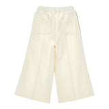 Monnalisa Pantalone tinta unita Modello Palazzo Panna per Bambina 11F407 PANNA MONNALISA 