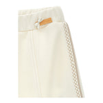 Monnalisa Pantalone tinta unita Modello Palazzo Panna per Bambina 11F407 PANNA MONNALISA 