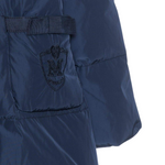Monnalisa Giubbino tinta unita con Zip E Cappuccio Blu per Bambina 174116 BLU MONNALISA 