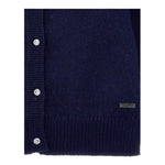 Monnalisa Cardigan tinta unita con Bottoni Blu per Bambina 17D802 BLU MONNALISA 