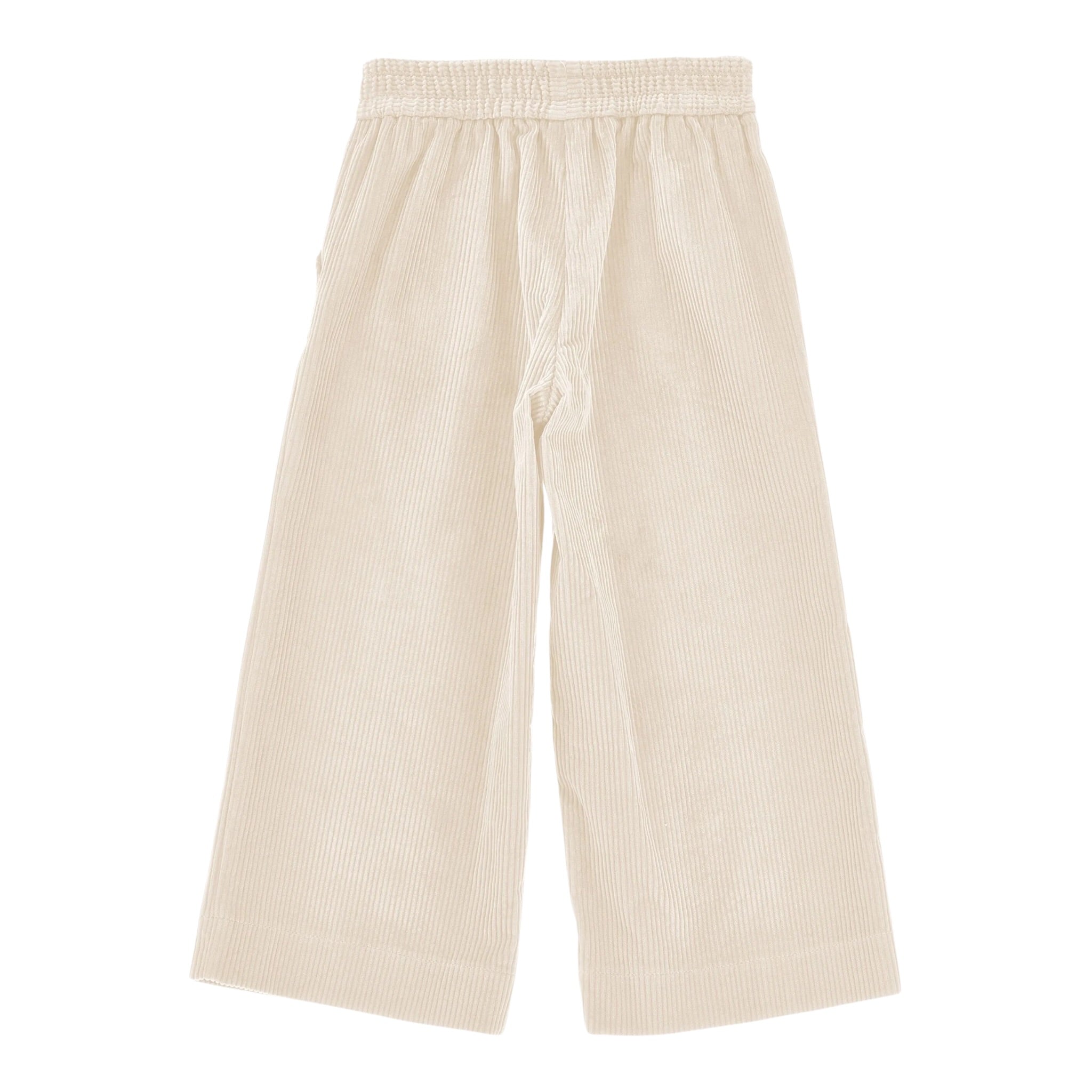 Monnalisa Pantalone tinta unita Modello Palazzo Beige per Bambina 17F404 BEIGE MONNALISA 