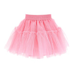 Monnalisa Gonna tinta unita In Tulle Rosa per Bambina 17FGON ROSA MONNALISA 