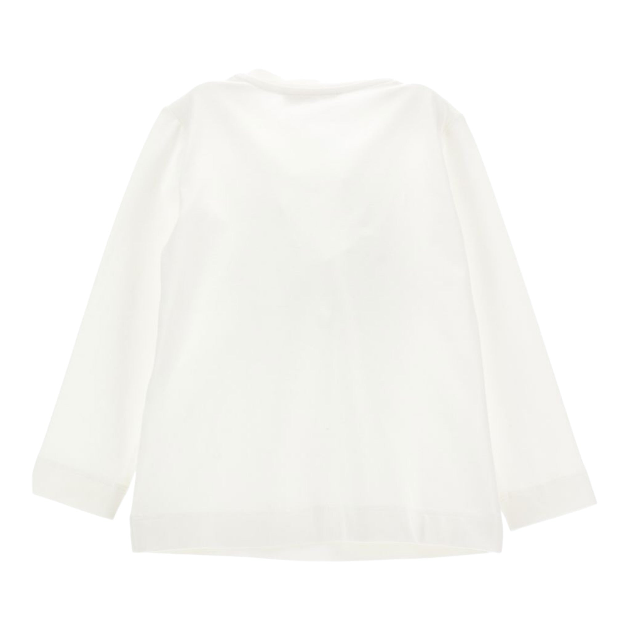 Monnalisa Shirt tinta unita con Stampa Bianco per Bambina 190626 BIANCO MONNALISA 