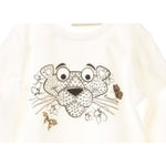 Monnalisa Shirt tinta unita con Stampa Bianco per Bambina 19B622 BIANCO MONNALISA 