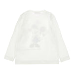 Monnalisa Shirt tinta unita con Stampa Bianco per Bambina 19F608 BIANCO MONNALISA 