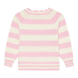 Monnalisa Maglia Girocollo Bicolore con Ricami Rosa per Bambina 19F609 ROSA MONNALISA 