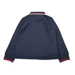 Monnalisa Polo tinta unita con Colletto E Taschino Blu per Bambino 220608 BLU MONNALISA 