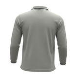 Monnalisa Polo tinta unita con Colletto E Taschino Grigio per Bambino 220608 GRIGIO MONNALISA 