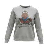 Monnalisa Shirt Girocollo tinta unita con Stampa Grigio per Bambina 254611 GRIGIO MONNALISA 