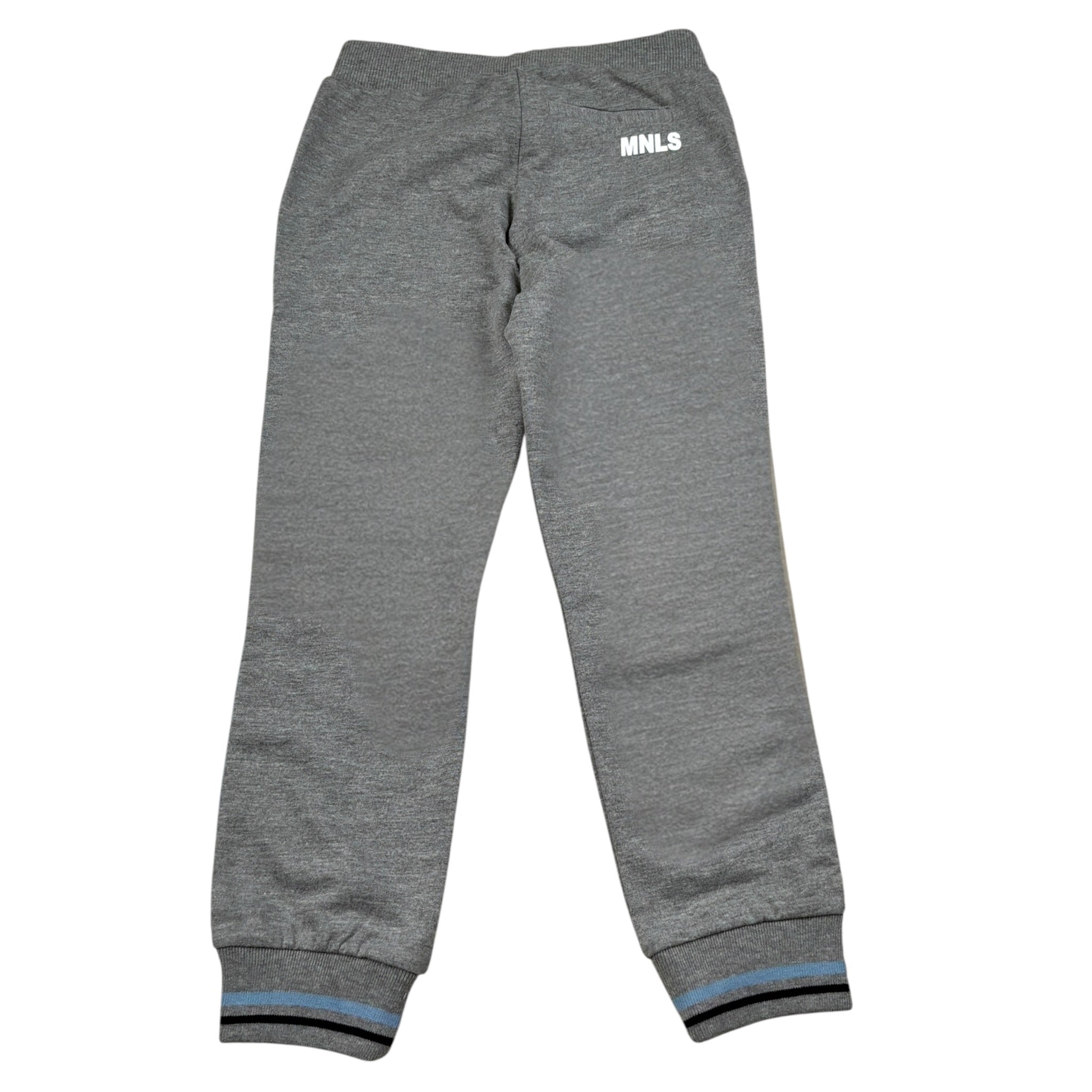 Monnalisa Pantalone Modello Tuta tinta unita con Profili In Contrasto Grigio per Bambino 256405 GRIGIO MONNALISA 
