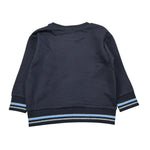 Monnalisa Felpa Girocollo tinta unita con Stampa Blu per Bambino 256608 BLU MONNALISA 
