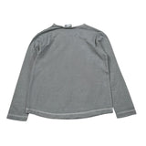 Monnalisa Shirt Girocollo tinta unita con Stampa Grigio per Bambino 258611R1 GRIGIO MONNALISA 